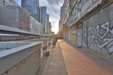 Hong Kong kwun tong kasaba batımında aşağı