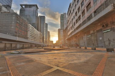 Hong Kong kwun tong kasaba batımında aşağı