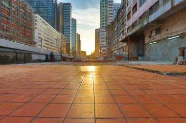 Hong Kong kwun tong kasaba batımında aşağı