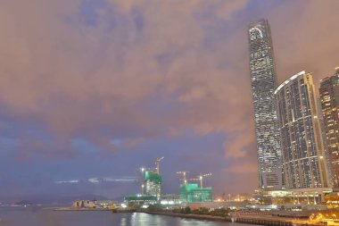 Yaz aylarında Batı Kowloon Hong Kong 