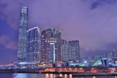 Yaz aylarında Batı Kowloon Hong Kong 