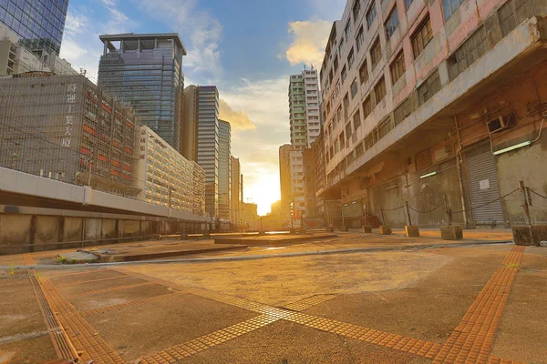 Hong Kong Kwun Tong Town Sunset — Stock Photo, Image