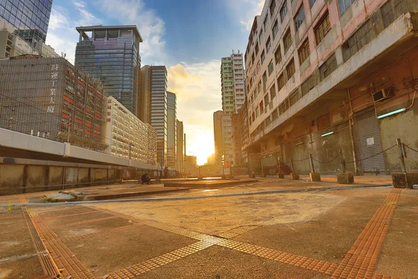 Hong Kong kwun tong kasaba batımında aşağı