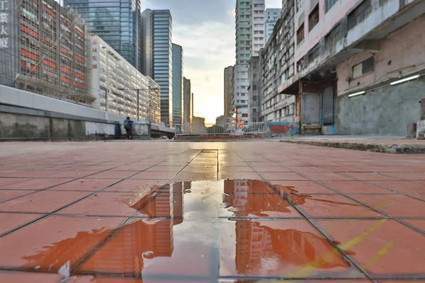 Гонконгский Квун Тонг Закате — стоковое фото