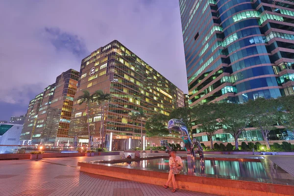 Een Hongkong China Zilveren Dolfijn Sculptuur — Stockfoto