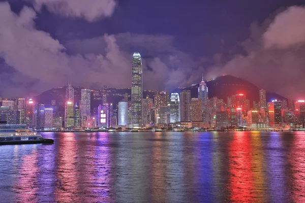 kısa bir süre sonra günbatımı manzarası hong kong görünümünü.