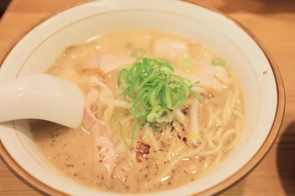 ラーメン丼クローズアップアジア料理味噌 — ストック写真