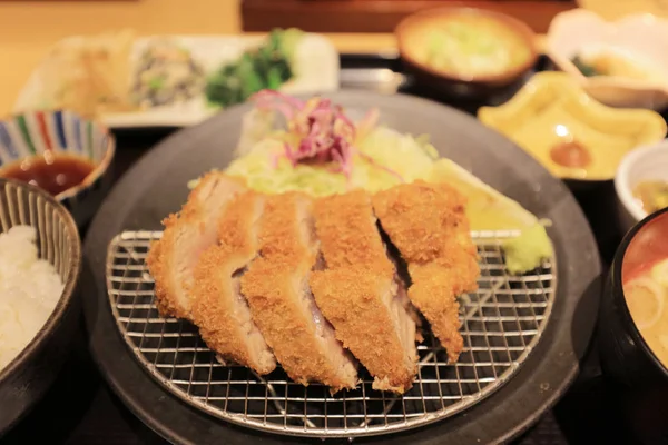 Japon Mutfağı Gıda Pirzola Balık Seti — Stok fotoğraf