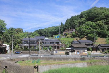 Ülke tarafında tramvay pencereden görüntüleme