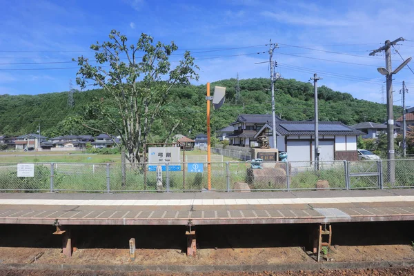 Ülke tarafında tramvay pencereden görüntüleme