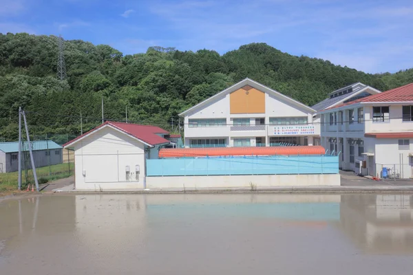 Ülke tarafında tramvay pencereden görüntüleme