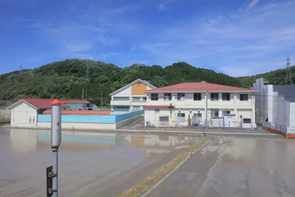 Ülke tarafında tramvay pencereden görüntüleme