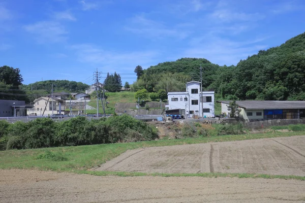 Ülke tarafında tramvay pencereden görüntüleme