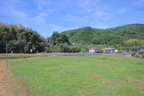 Ülke tarafında tramvay pencereden görüntüleme