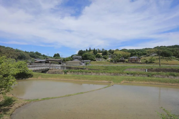 Ülke tarafında tramvay pencereden görüntüleme