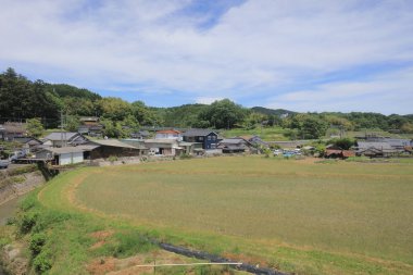 Ülke tarafında tramvay pencereden görüntüleme