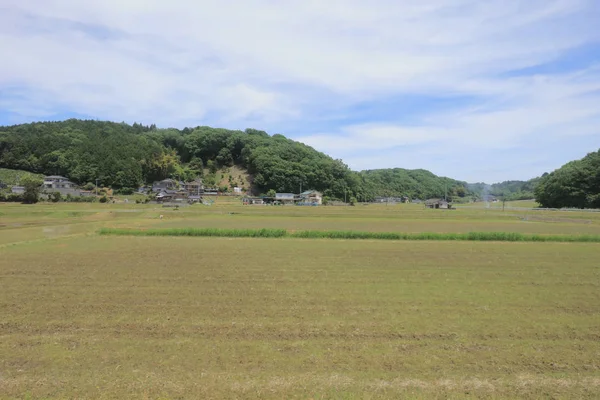 Ülke tarafında tramvay pencereden görüntüleme