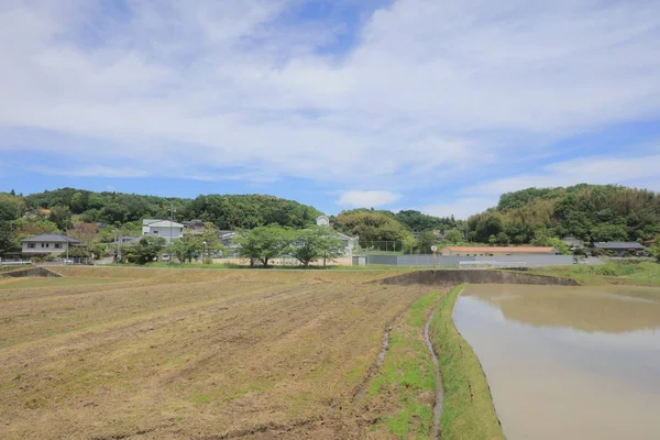 Ülke tarafında tramvay pencereden görüntüleme