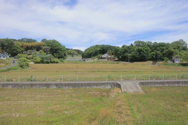 Ülke tarafında tramvay pencereden görüntüleme