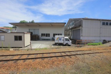 Ülke tarafında tramvay pencereden görüntüleme