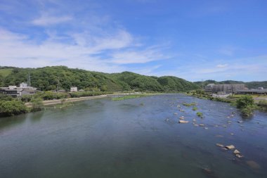 Ülke tarafında tramvay pencereden görüntüleme