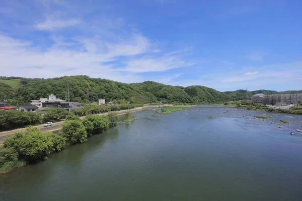 Ülke tarafında tramvay pencereden görüntüleme