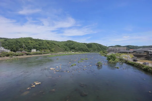 Ülke tarafında tramvay pencereden görüntüleme