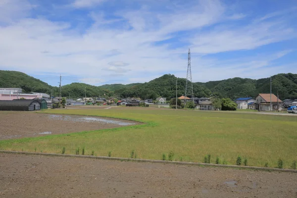 Ülke tarafında tramvay pencereden görüntüleme