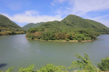 Ülke tarafında tramvay pencereden görüntüleme