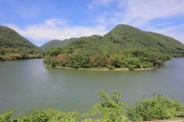 Ülke tarafında tramvay pencereden görüntüleme