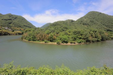 Ülke tarafında tramvay pencereden görüntüleme