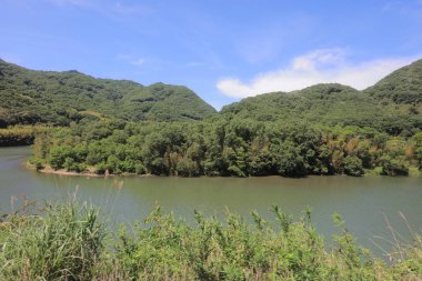 Ülke tarafında tramvay pencereden görüntüleme
