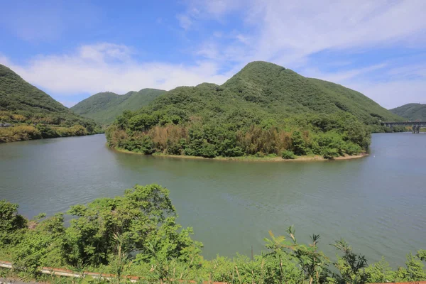 Ülke tarafında tramvay pencereden görüntüleme