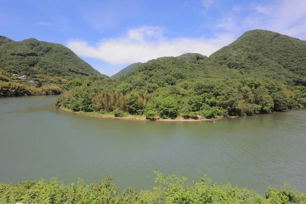 Ülke tarafında tramvay pencereden görüntüleme