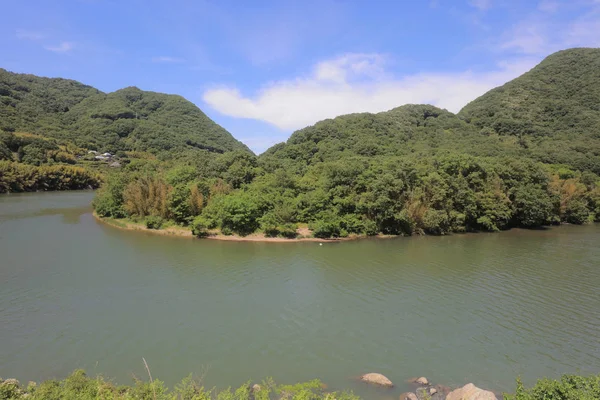 Ülke tarafında tramvay pencereden görüntüleme
