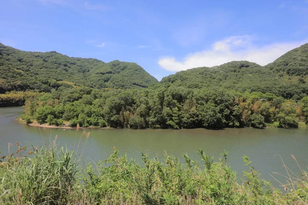 Ülke tarafında tramvay pencereden görüntüleme