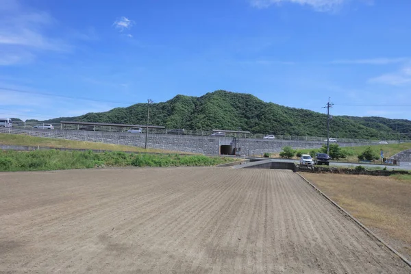 Ülke tarafında tramvay pencereden görüntüleme