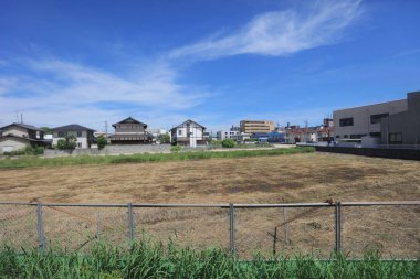 Ülke tarafında tramvay pencereden görüntüleme