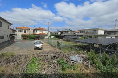 Ülke tarafında tramvay pencereden görüntüleme