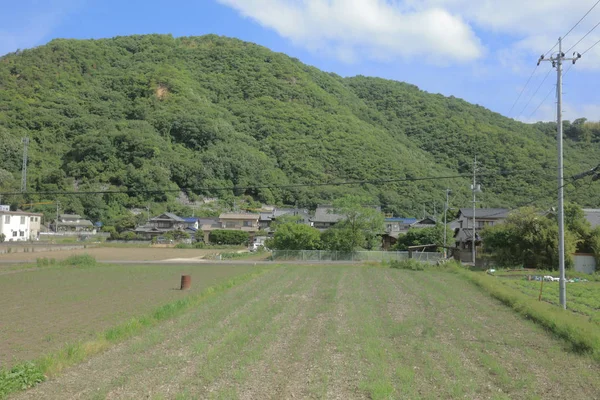 Ülke tarafında tramvay pencereden görüntüleme