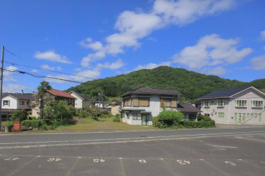 Ülke tarafında tramvay pencereden görüntüleme