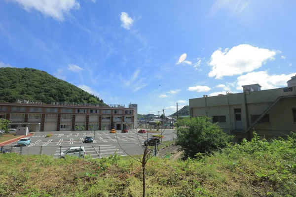 Ülke tarafında tramvay pencereden görüntüleme