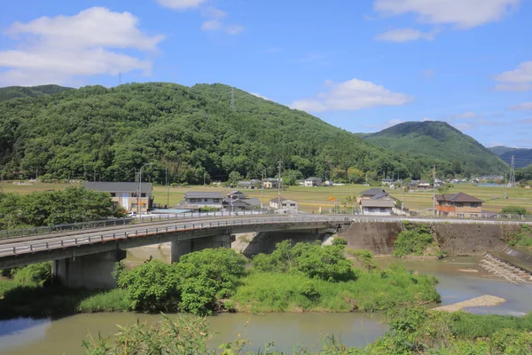 Ülke tarafında tramvay pencereden görüntüleme
