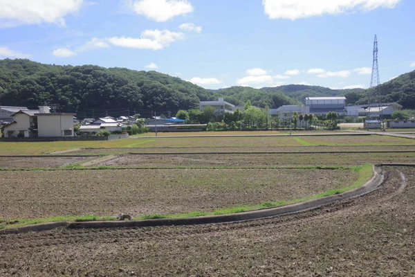 Ülke tarafında tramvay pencereden görüntüleme
