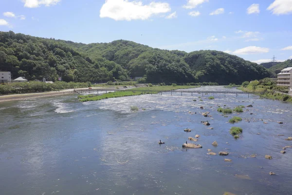 Ülke tarafında tramvay pencereden görüntüleme
