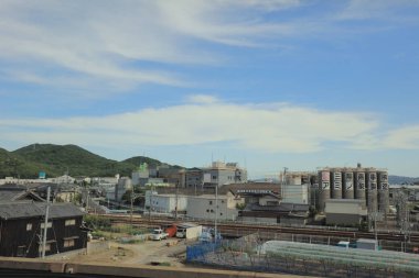 pencere görünümü hızlı tren Japonya dışında