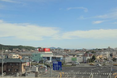 pencere görünümü hızlı tren Japonya dışında