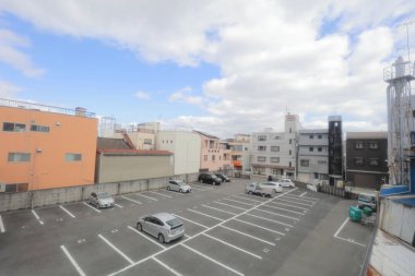 Osaka Loop hattı tramvay pencereden görüntüleme