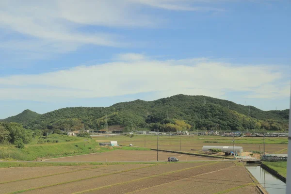 View Tram Window Country Side — Stock Photo, Image