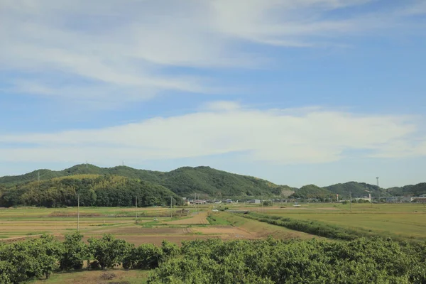 bir görünümü ile ülke tarafında tramvay penceresi